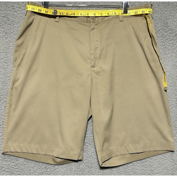 Nike Shorts Mens 36 Beige Tan Khaki Dri Fit Standard Fit Golf Casual Chino - Picture 4 of 14